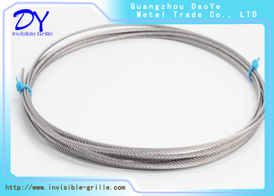 Bảo vệ ban công vô hình Dây thép không gỉ Khoảng cách 5cm