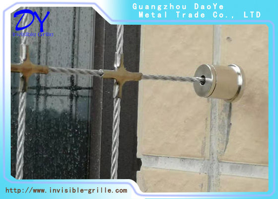 20mm 316 Hành lang dây thép không gỉ Phụ kiện nướng vô hình