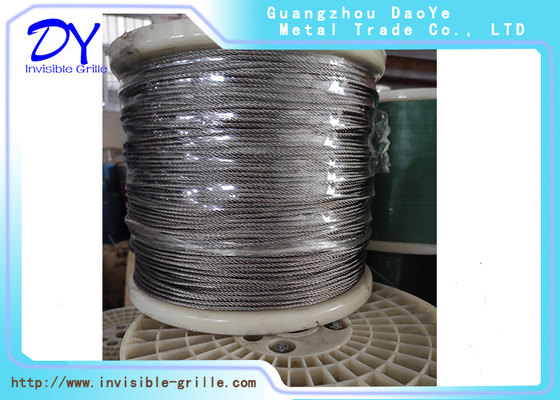 Teflon 316 Dây thép không gỉ 2.0mm Lưới bảo mật vô hình