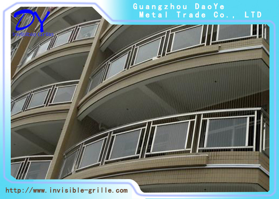Lưới tản nhiệt vô hình ban công cố định 316 Dây không gỉ cho ban công căn hộ và cửa sổ gió