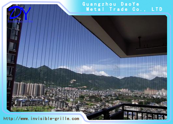 Lưới bảo vệ Dây thép không gỉ 7X7 Dây thép không gỉ Ban công Nướng an toàn vô hình