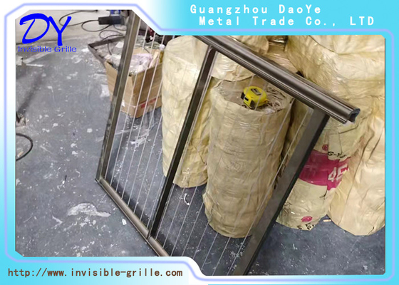 Lan can dây Lan can dây thép không gỉ Nhà máy lưới tản nhiệt vô hình